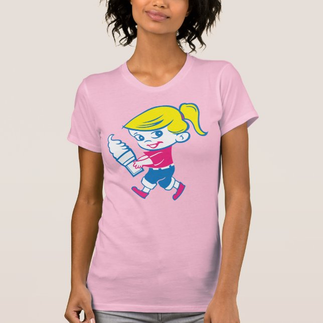 Eis Cream Girl Women's T-Shirt - Rosa (Vorderseite)