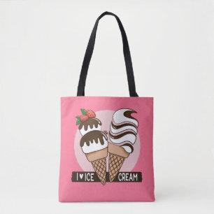 Eis Creme Lover Farbtaschen Tasche