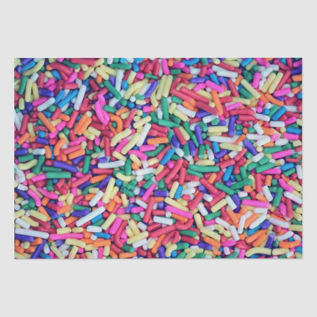 Eis Creme Süßigkeiten Sprinklerpapier Seidenpapier (Vorderseite)