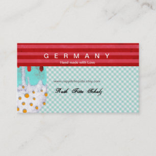 Eis-Creme-Visitenkarte Visitenkarte