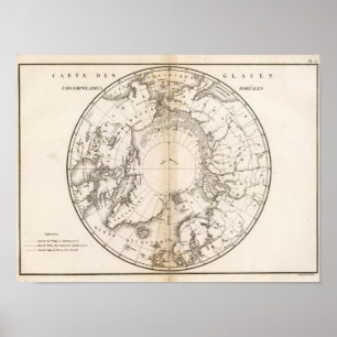 Eis-Diagramm nördlich Poster