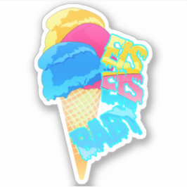 Eis Eis Baby  Aufkleber