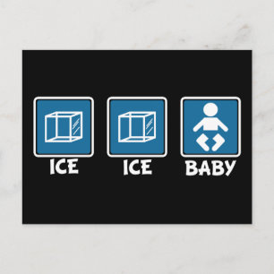 Eis Eis Baby Postkarte