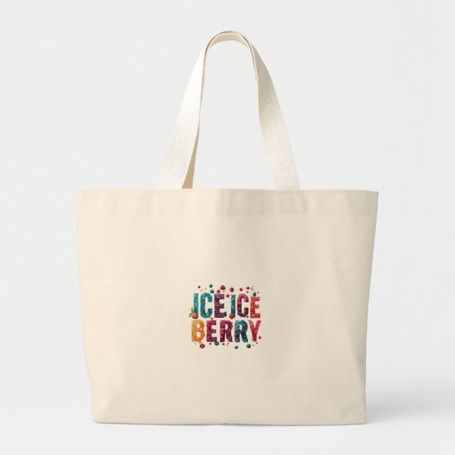 Eis, Eisberry Jumbo Stoffbeutel (Vorne)