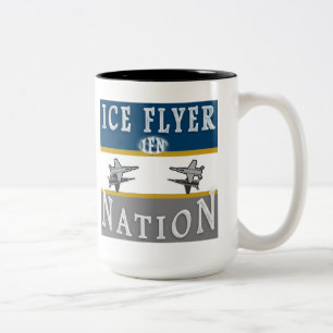 Eis-Flyer-Nations-Tasse Zweifarbige Tasse