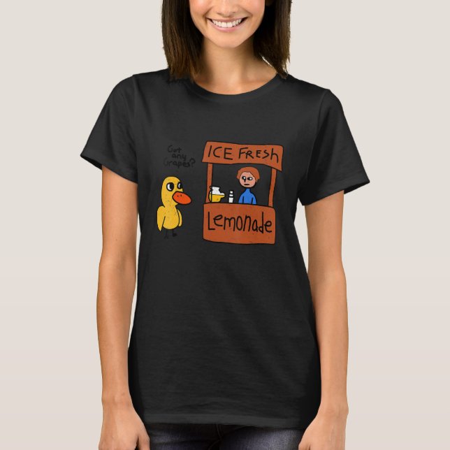 Eis Frische Zitronenbäume Got Weintrauben T-Shirt (Vorderseite)