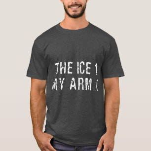 Eis für gebrochenes Armgeschenk Eishockey-Skaten T-Shirt