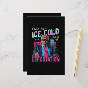 EIS Genießen Sie ein eisgekühltes Briefpapier