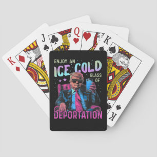 EIS Genießen Sie ein eisgekühltes Spielkarten