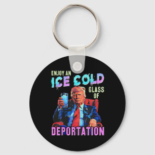 Eis genießt ein eiskaltes Gl der Deportation 1 Schlüsselanhänger
