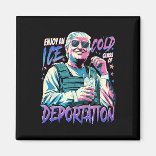 Eis genießt ein eiskaltes Gl der Deportation 3 Magnet