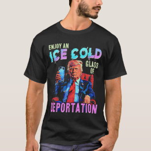 Eis genießt ein eiskaltes Gl der Deportation T-Shirt