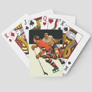 Eis-Hockey-Match Spielkarten