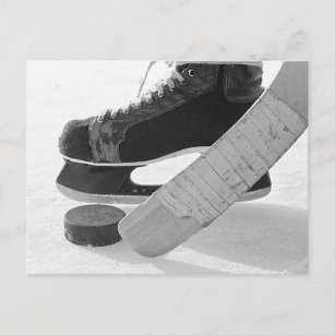 Eis-Hockey Postkarte