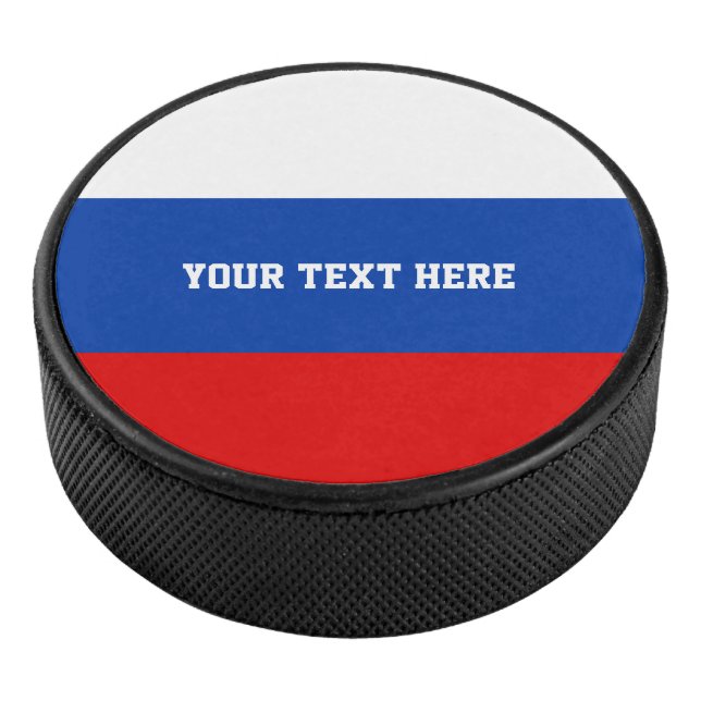 Eis-Hockey-Puck-Geschenkidee der russischen Flagge Eishockey Puck (3/4)