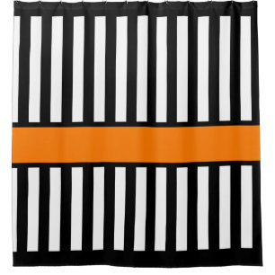 Eis-Hockey-Referentzebra-Streifen Duschvorhang