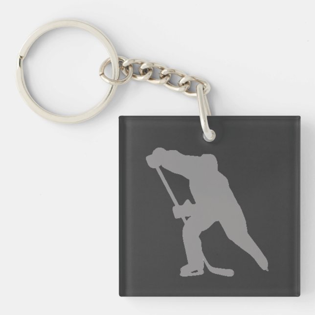 Eis-Hockey-Schlüsselkette Schlüsselanhänger (Vorderseite)
