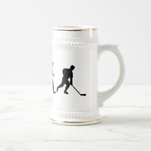 Eis-Hockey-Spielerteam-Shirts Bierglas