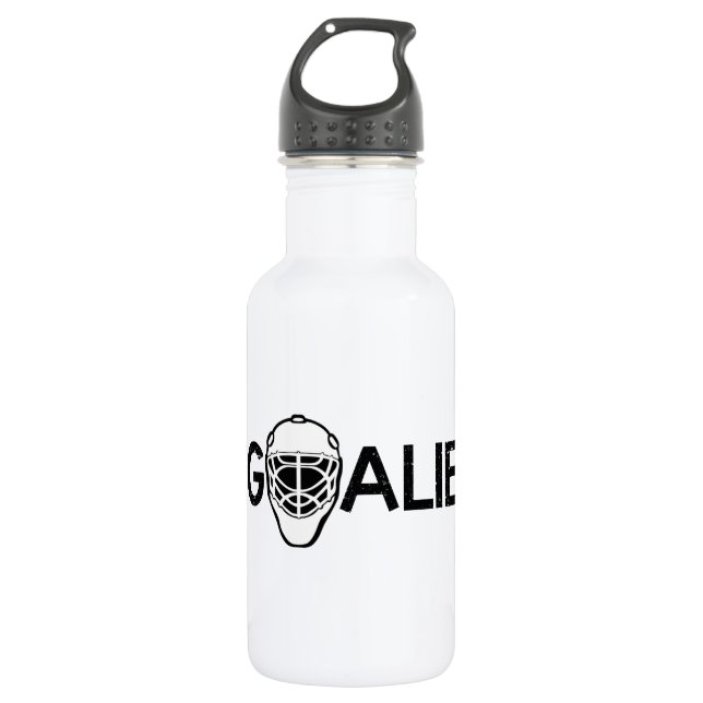 Eis-Hockey-Tormann Trinkflasche (Vorderseite)