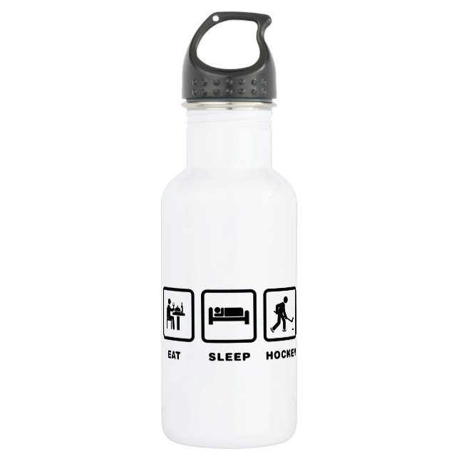 Eis-Hockey Trinkflasche (Vorderseite)