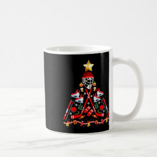 Eis Hockey Weihnachtsbaum Spaß Xmas Pjs Player Spo Kaffeetasse