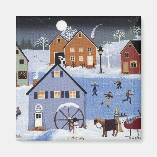 Eis House Pond Magnet (Vorne)