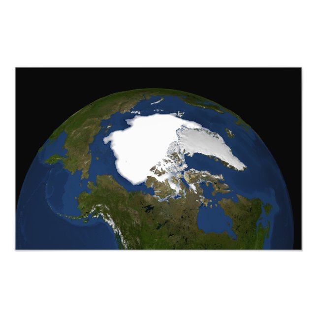 Eis im arktischen Meer 2005 Fotodruck (Vorne)