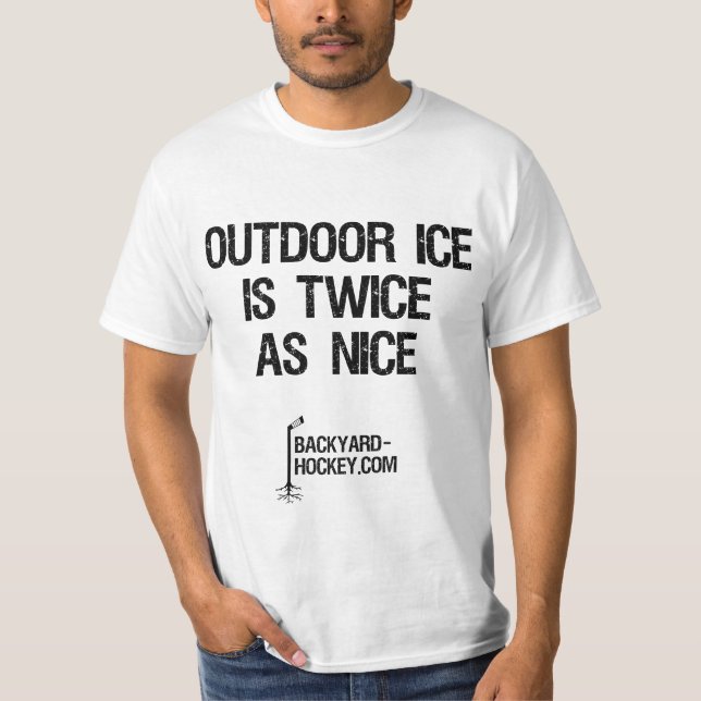 "Eis im Freienist zweimal so Nizza " T-Shirt (Vorderseite)