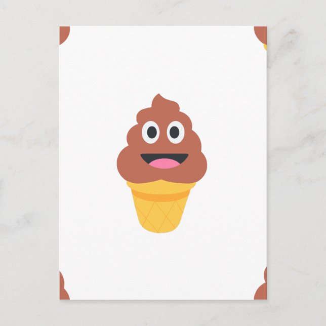 Eis-Kegel pooji Postkarte (Vorderseite)