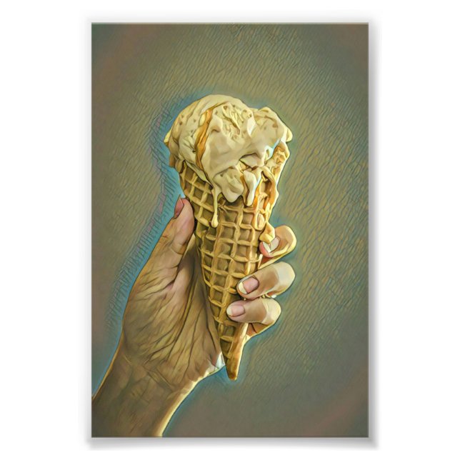 Eis-Lieblingsgeschenk Fotodruck (Vorne)