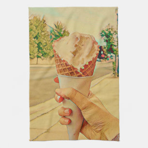 Eis-Lieblingsgeschenk Geschirrtuch