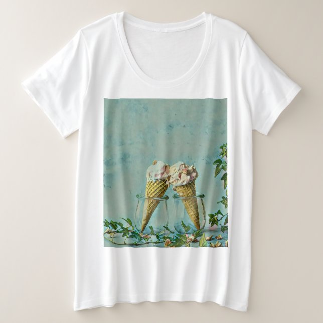 Eis-Lieblingsgeschenk Große Größe T-Shirt (Design vorne)