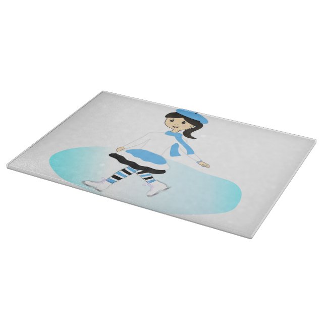 Eis-Prinzessin Schneidebrett (Ecke)