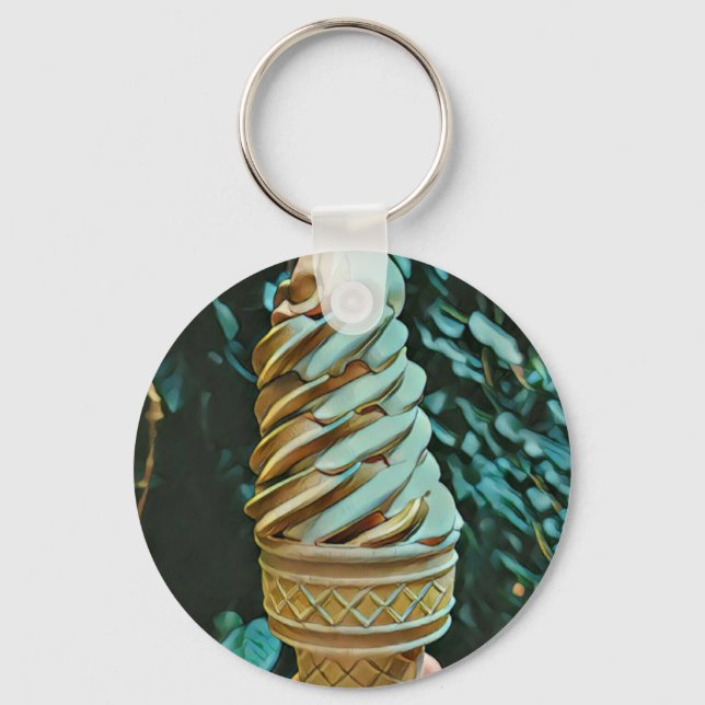 Eis-Rezept Schlüsselanhänger (Vorderseite)
