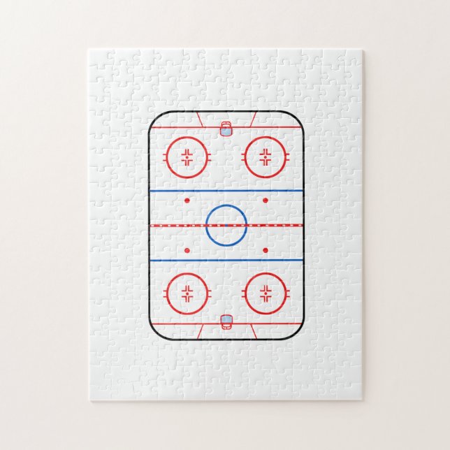 Eis Rink Diagramm Hockey Game Companion (Vertikal)