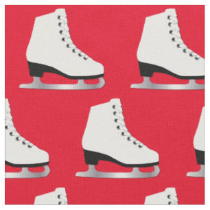 Eis Skate Abbildung Skaten Rink Rot Stoff