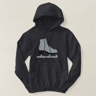 Eis-Skate Bestickter Hoodie