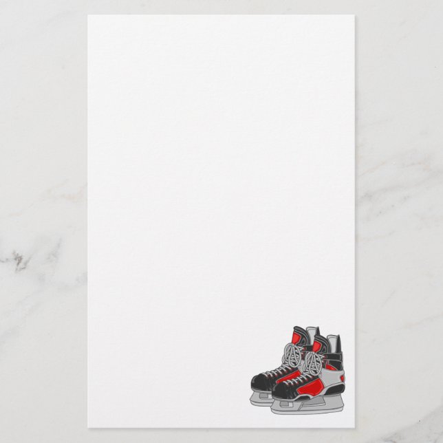 Eis-Skate Briefpapier (Vorderseite)