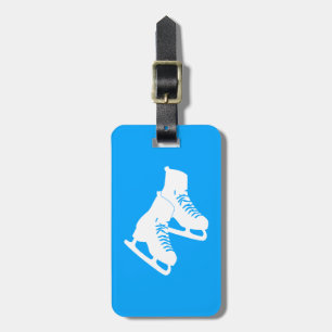 Eis-Skate-Gepäck-Umbau-Blau Gepäckanhänger