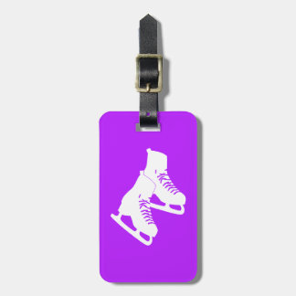 Eis-Skate-Gepäck-Umbau lila Gepäckanhänger