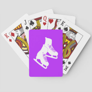 Eis Skate Lila Karten spielen Spielkarten