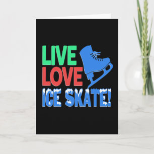 Eis Skaten Liebe ICE Karte