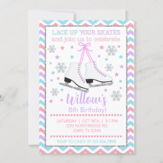 Eis Skaten locken Ihre Skate einladen. Einladung
