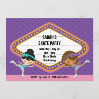 Eis-Skaten-Party Einladung