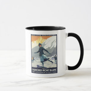 Eis-Skaten - PLM olympisches Promo-Plakat Tasse