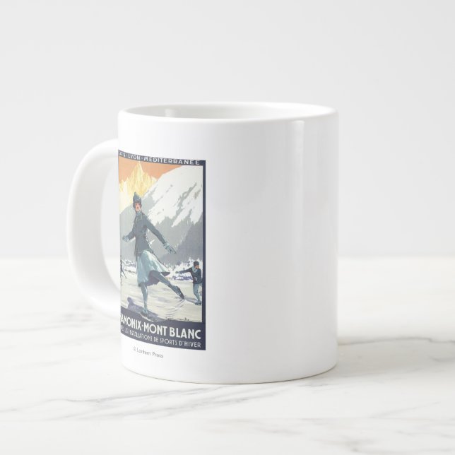 Eis Skaten - PLM Olympisches Promo-Poster Jumbo-Tasse (Vorderseite Links)