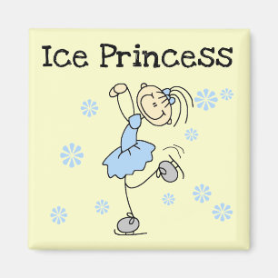 Eis-Skaten-Prinzessin Tshirts und Geschenke Magnet