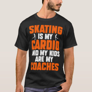 Eis Skaten Speedski Mama Cardio und Kinder sind m T-Shirt