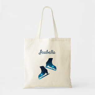 Eis Skaten Totbeutel Figur Skate blaue Sterne Tragetasche