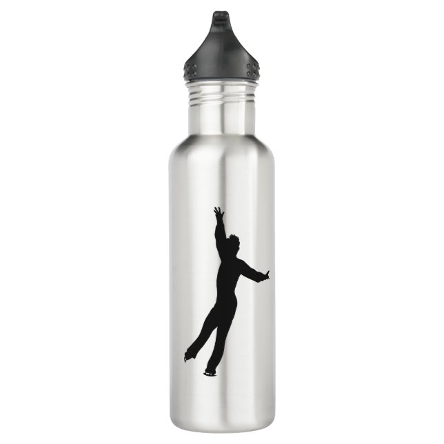 Eis Skaten Wasserflasche Skaten man Edelstahlflasche (Rechts)